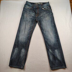 VTG Ecko Relaxed Unlimited 72+ UNLTD Faded Jeans Mens 32